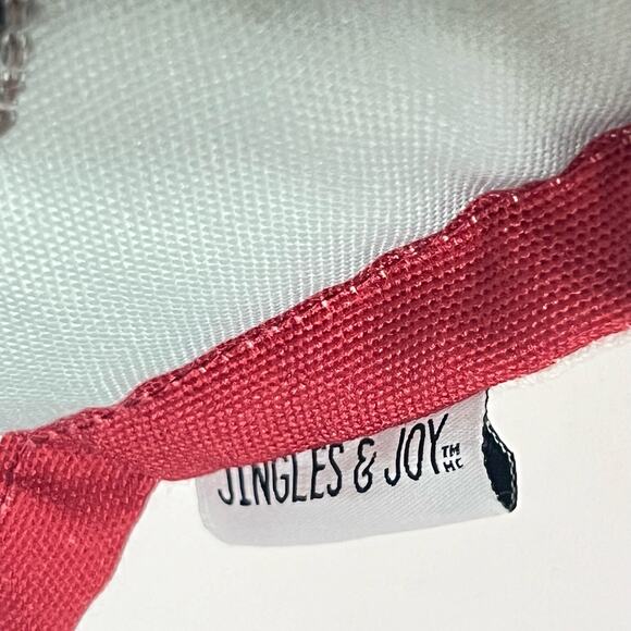 Jingle Joy Holiday Decorative Pillow Christmas Tree Dog Bicycle Embroidered New - Picture 8 of 9